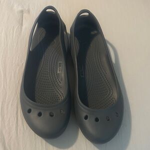 CROCS Dark Gray Slip-On Footwear - brand new never worn